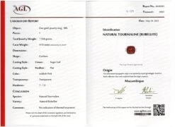 9.13 Carat Pink Tourmaline Sugarloaf And Diamond Three Stone Engagement Ring -Mode Bijouterie Magasin V 1683971619332 master