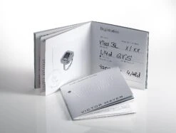 Oval Locket Pendant Solid 18k White Gold 4 Diamonds 0.04ct H VS -Mode Bijouterie Magasin Verpackung Zerti 2 master 2