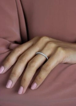 Roman Malakov 0.99 Carats Total Brilliant Round Diamond Eternity Wedding Band -Mode Bijouterie Magasin WB1831 1 master