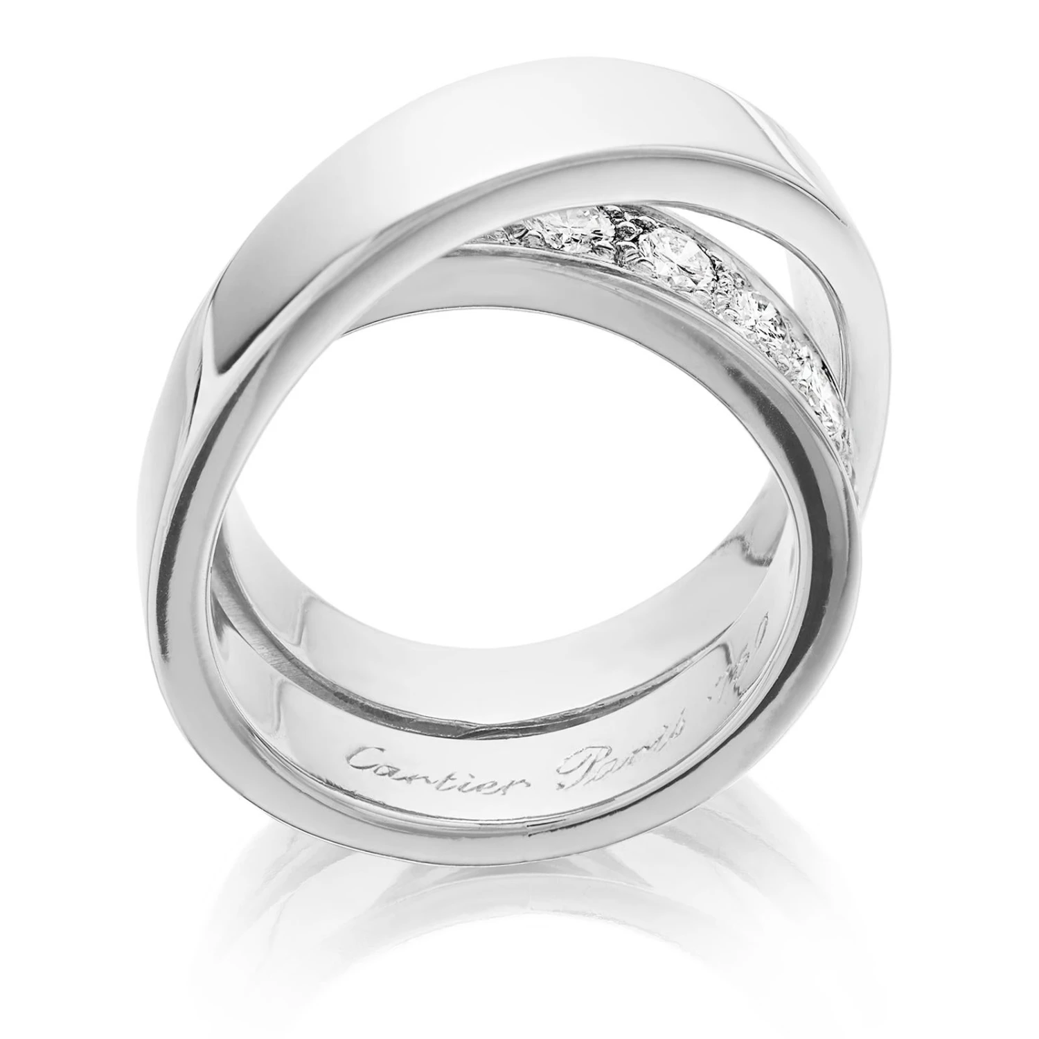 Cartier Love "Nouvelle Vague Etincelle" Diamond Ring In 18K White Gold 6 Cartier Love "Nouvelle Vague Etincelle" Diamond Ring In 18K White Gold – Image 4
