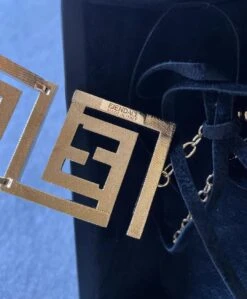 Fendace Versace X Fendi Gold Wide Zucca Choker SOLD OUT RARE -Mode Bijouterie Magasin WechatIMG97 master