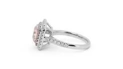 Captivating 18k White Gold Halo Ring With 1.86 Ct Natural Pink Diamonds GIA Cert -Mode Bijouterie Magasin bd1155ba 984b 4402 ba3b 463760e20a79 master