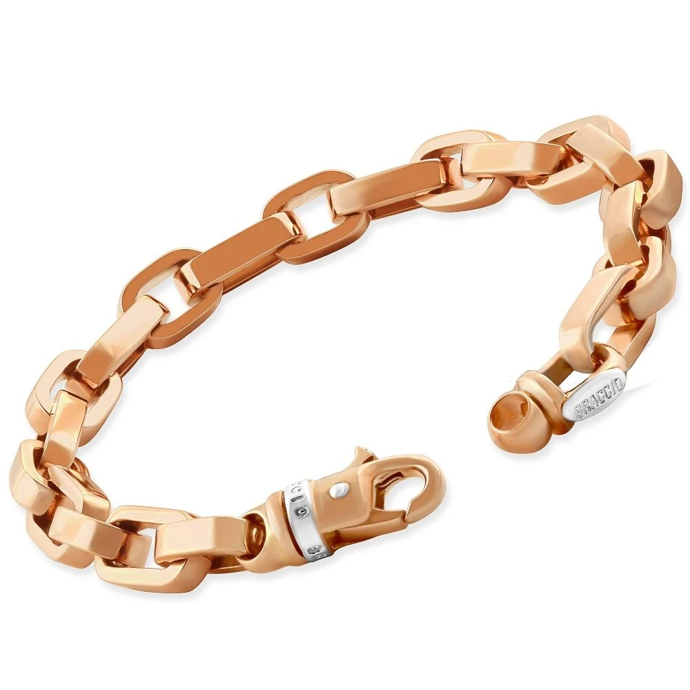 Unknown Men's Braccio Solid 14k 76.5 Gram 14k Rose Gold 5 Unknown Men's Braccio Solid 14k 76.5 Gram 14k Rose Gold – Image 3