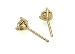 Unknown Diamond Round Brilliant Cut Stud Earrings .50ct 14k Yellow Gold 1/2 Carat 11 Unknown Diamond Round Brilliant Cut Stud Earrings .50ct 14k Yellow Gold 1/2 Carat -Mode Bijouterie Magasin cab37285 master