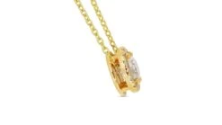 Marvelous 18k Yellow Gold Halo Necklace W/ 0.66ct Natural Diamonds AIG Cert -Mode Bijouterie Magasin ceafc1c7 46b7 4241 9c65 2645d82a12be master