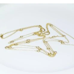 1.38 Carat Three-Row Chain 21 Fullcut Diamonds Amazing Decorative Italian Style 17 1.38 Carat Three-Row Chain 21 Fullcut Diamonds Amazing Decorative Italian Style -Mode Bijouterie Magasin collier brillant gelbgold 1 38ct mehrreihig wempeSON01975 master