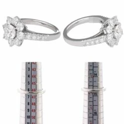 Harry Winston Sunflower Diamond 0.70ct F-VVS1-3Ex Ring Small Platinum 16 Harry Winston Sunflower Diamond 0.70ct F-VVS1-3Ex Ring Small Platinum -Mode Bijouterie Magasin common 23100302 5 master