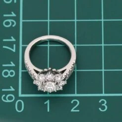 Harry Winston Sunflower Diamond 0.70ct F-VVS1-3Ex Ring Small Platinum 17 Harry Winston Sunflower Diamond 0.70ct F-VVS1-3Ex Ring Small Platinum -Mode Bijouterie Magasin common 23100302 6 master