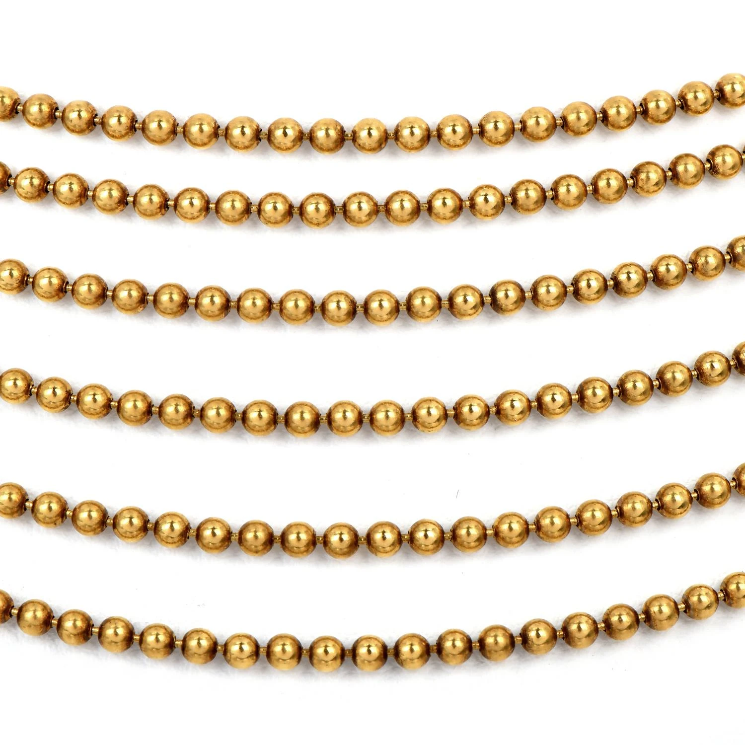 Cartier Draperie De Décolleté 18k Yellow Gold Multi Choker Necklace 5 Cartier Draperie De Décolleté 18k Yellow Gold Multi Choker Necklace – Image 3