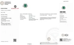 IGI 18K 3.95 Carat Natural Emerald&Diamonds Antique Art Deco Engagement Ring 13 IGI 18K 3.95 Carat Natural Emerald&Diamonds Antique Art Deco Engagement Ring -Mode Bijouterie Magasin e3 95j master