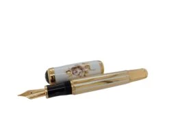 Montblanc Fountain Pen Marquise De Pompadour, Meissen Limited Edition 4810 New -Mode Bijouterie Magasin ei 1638280211930 removebg master