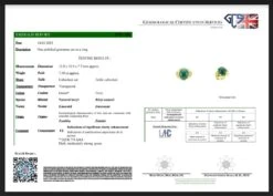 Unknown 18kt. Yellow Gold Dome 7.50 Ct. Cabochon Emerald Ring -Mode Bijouterie Magasin emerald certificate master