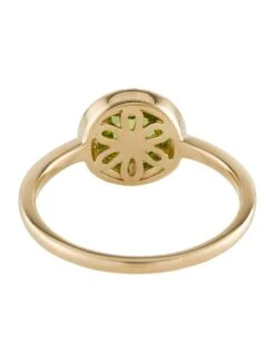 Unknown 1.31 Carat Round Peridot & Diamond Yellow Gold Ring -Mode Bijouterie Magasin ezgif com webp to jpg 60 master