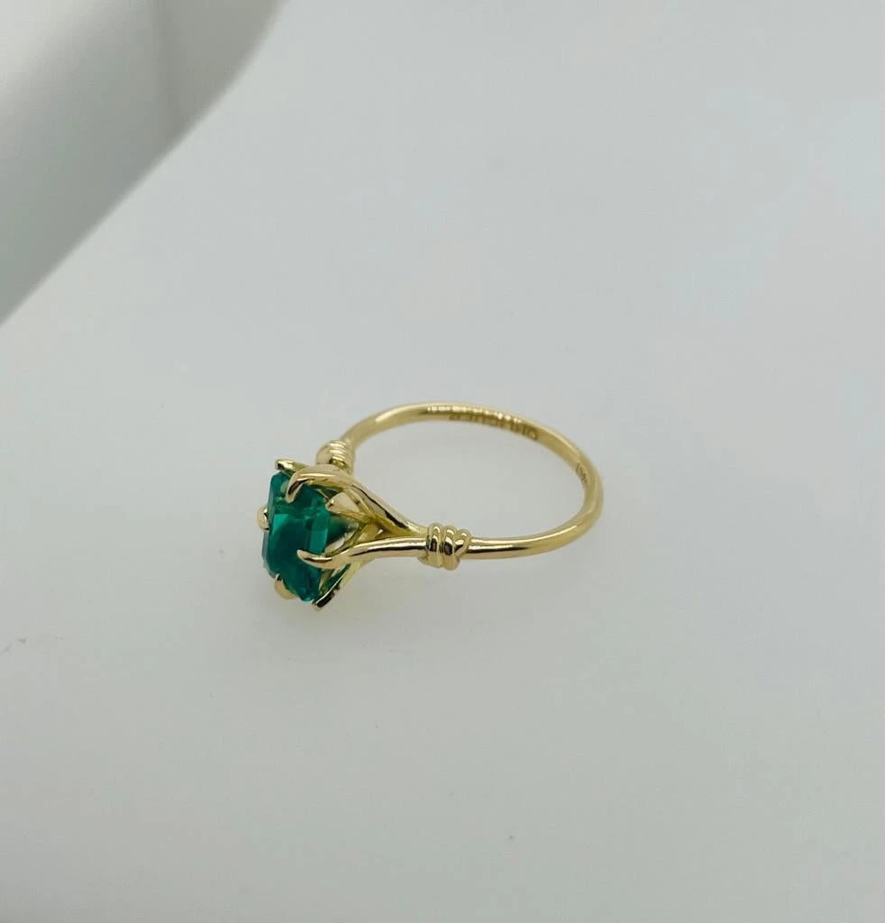 2ct Emerald Cut Engagement Ring In 18ct Yellow Gold 10 2ct Emerald Cut Engagement Ring In 18ct Yellow Gold – Image 8