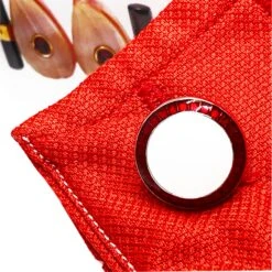 Berca Transparent Red White Hand Enameled T-Bar Back Sterling Silver Cufflinks -Mode Bijouterie Magasin gm 656 xx11 master