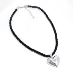 Ruth Nyc, Heavy Heart Pendant In Sterling Silver 9 Ruth Nyc, Heavy Heart Pendant In Sterling Silver -Mode Bijouterie Magasin heartpendant3 master 1