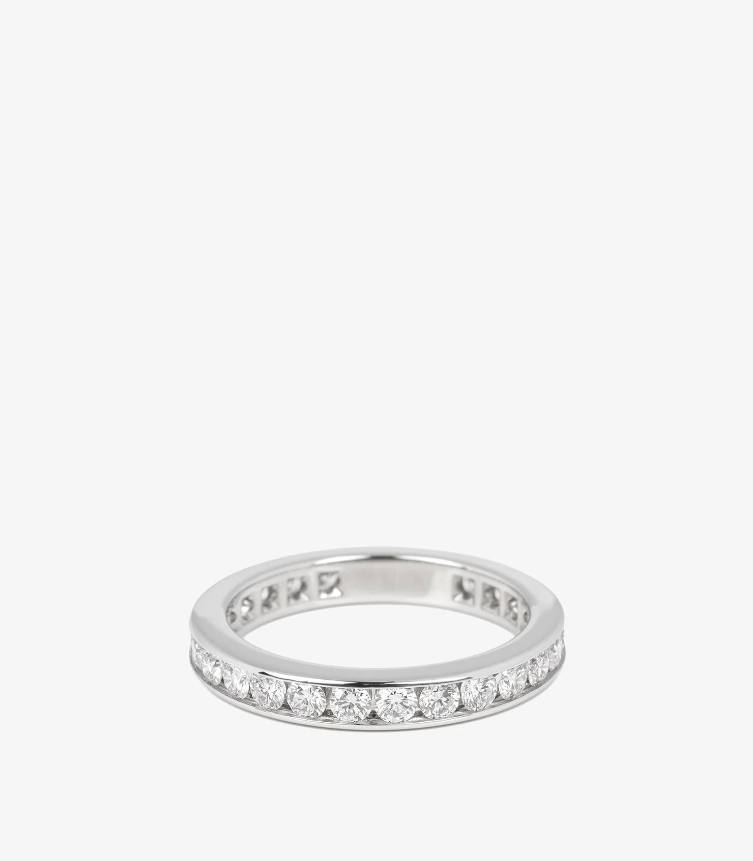 Tiffany & Co. Brilliant Cut Diamond Platinum Full Eternity Ring 5 Tiffany & Co. Brilliant Cut Diamond Platinum Full Eternity Ring – Image 3
