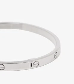 Cartier 18 Carat White Gold SM Love Bangle -Mode Bijouterie Magasin i04 master 3