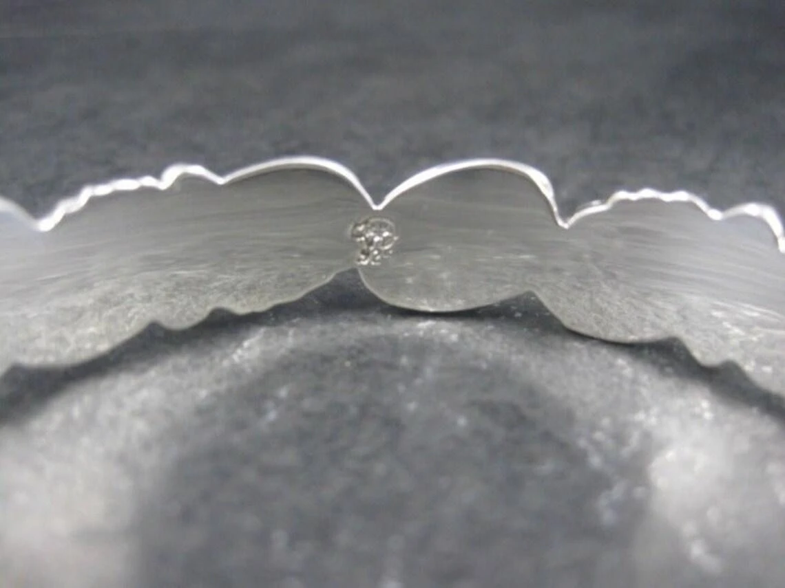 Southwestern Sterling Topaz Turquoise Bangle Bracelet 9 Southwestern Sterling Topaz Turquoise Bangle Bracelet – Image 7