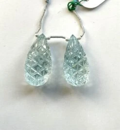 Unknown Natural Aquamarine Drops 2 Pieces Carved Earrings Pair Gemstone For Jewelry 21 Unknown Natural Aquamarine Drops 2 Pieces Carved Earrings Pair Gemstone For Jewelry -Mode Bijouterie Magasin il 794xN 4213720317 crk0 master