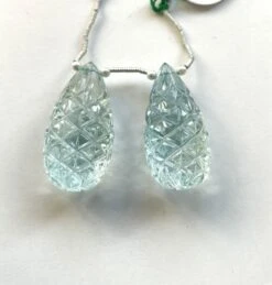 Unknown Natural Aquamarine Drops 2 Pieces Carved Earrings Pair Gemstone For Jewelry 22 Unknown Natural Aquamarine Drops 2 Pieces Carved Earrings Pair Gemstone For Jewelry -Mode Bijouterie Magasin il 794xN 4213720329 282z master