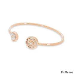 De Beers Rose Gold Mother Of Pearl & Diamond Enchanted Lotus Bracelet B102175 -Mode Bijouterie Magasin image master 13