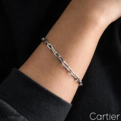 Cartier White Gold Link Bracelet 15 Cartier White Gold Link Bracelet -Mode Bijouterie Magasin image master 24