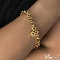 Chopard Yellow Gold Happy Diamonds Bracelet 85/3468 -Mode Bijouterie Magasin image master 38