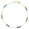 Unknown 14k Yellow Gold & Green Malachite Inlay Station Bar Bracelet 1 Unknown 14k Yellow Gold & Green Malachite Inlay Station Bar Bracelet -Mode Bijouterie Magasin j 13353152 1631902079901 bg processed
