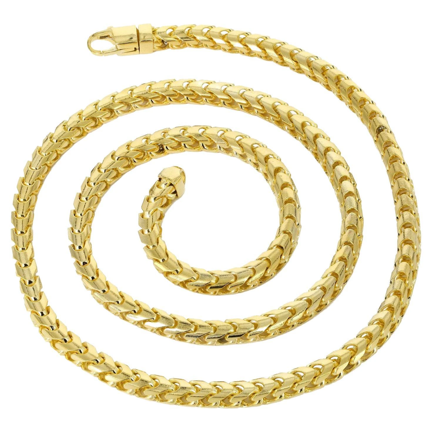 Unknown Vintage 14 Karat Yellow Gold 25 Gm Franco Chain Necklace 3 Unknown Vintage 14 Karat Yellow Gold 25 Gm Franco Chain Necklace