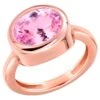 Eighteen Karat Rose Gold Ceylon Pink Sapphire High Dome Cocktail Solitaire Ring -Mode Bijouterie Magasin j 13810582 1636138067448 bg processed