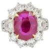 Vintage 5.04 Carat Burmese Ruby Diamond Ring GRS Certified 18 Karat White Gold -Mode Bijouterie Magasin j 13917732 1666344249669 bg processed