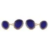 Cufflinks Oval 18kt Gold With Blue Enamel -Mode Bijouterie Magasin j 14094212 1638618929860 bg processed