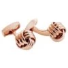 Cable Knot Cufflinks In Rose Gold Plated Stainless Steel 1 Cable Knot Cufflinks In Rose Gold Plated Stainless Steel -Mode Bijouterie Magasin j 15557372 1650882475960 bg processed