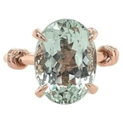 Forget Me Knot Oval Cut Emerald Ring 1 Carat In 18 Carat Yellow Gold -Mode Bijouterie Magasin j 15623832 1651312824312 bg processed master