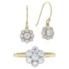 Unknown Fleur Diamond Cluster Ring And Earrings Set In White Top Yellow Edge -Mode Bijouterie Magasin j 15705852 1652169272218 bg processed