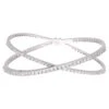SI/HI Princess Round Diamond Criss Cross Bangle Bracelet 14 Karat White Gold -Mode Bijouterie Magasin j 16443252 1658126761319 bg processed