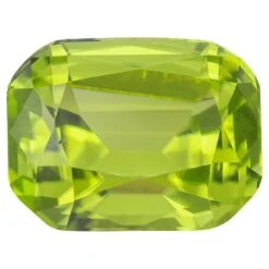 Green Natural Loose Peridot Stone 3.37 Carats Peridot Stone Peridot For Jewelry