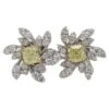 Unknown Natural Yellow Cushion And White Diamond 1.43 Carat TW Gold Stud Earrings 1 Unknown Natural Yellow Cushion And White Diamond 1.43 Carat TW Gold Stud Earrings -Mode Bijouterie Magasin j 16851982 1662041940373 bg processed