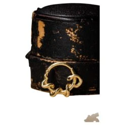 Unknown Pair Gold Septum Jewelry, 14k Gold Nose Ring, Daith Piercing, Black Diamond Ring