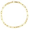 Alex Jona 18 Karat Yellow Gold Link Chain Necklace