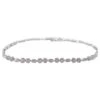 Unknown White Gold Tennis Bracelet With Diamonds 1.10 Carat