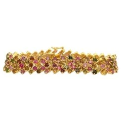 Lucea New York Multi Tourmaline Silver Bracelet