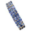 Unknown 66.4 Carat Ceylon Blue Sapphire Studded Modern Handcrafted Bracelet In 14k Gold -Mode Bijouterie Magasin j 18507112 1677149034703 bg processed