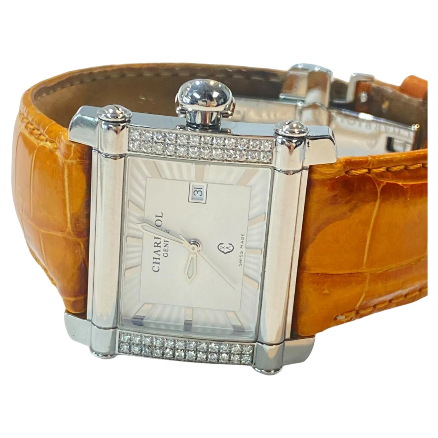 Philippe Charriol, Diamond .50 Carat Watch Swiss Movement CCHL 3 Philippe Charriol, Diamond .50 Carat Watch Swiss Movement CCHL