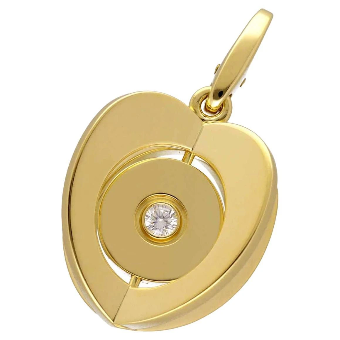 65 Limited Edition Cartier Diamond 18 Karat Yellow Gold New York Apple Charm 3 65 Limited Edition Cartier Diamond 18 Karat Yellow Gold New York Apple Charm