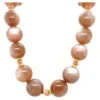 Peach Moonstone Beaded Necklace With Yellow Gold Clasp 2 Peach Moonstone Beaded Necklace With Yellow Gold Clasp -Mode Bijouterie Magasin j 19168522 1683047276175 bg processed