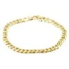 Unknown Mens Solid 14k Yellow Gold 46 Grams Cuban Link Heavy Masculine Bracelet