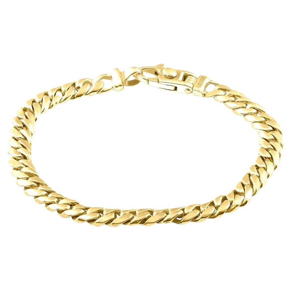 Unknown Mens Solid 14k Yellow Gold 46 Grams Cuban Link Heavy Masculine Bracelet 3 Unknown Mens Solid 14k Yellow Gold 46 Grams Cuban Link Heavy Masculine Bracelet