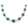 Emerald And Diamond Necklace